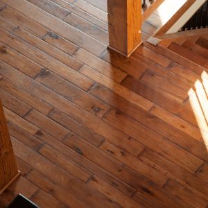 Hickory Timberframe Floor